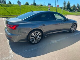 2021 Audi A6 45 TDI V (C8), серый, 6200000 рублей, вид 5
