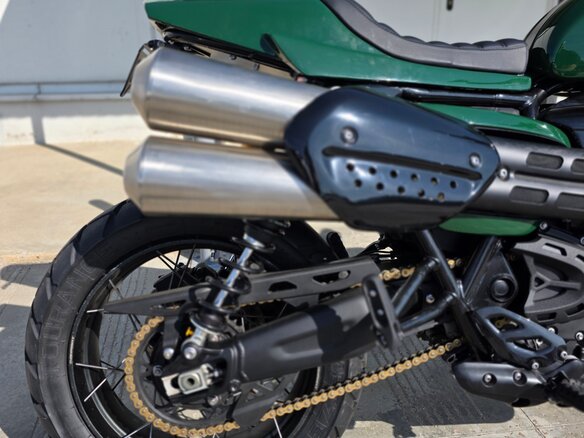 2022 Triumph Scrambler, зелёный - вид 14