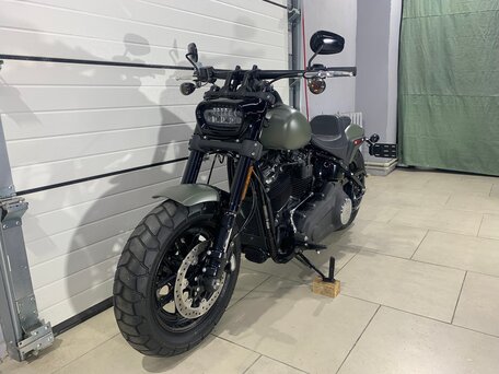 2021 Harley-Davidson Fat Bob, зелёный, 1750000 рублей, вид 5