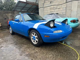 1989 Mazda MX-5 I (NA), синий, 1390000 рублей, вид 1