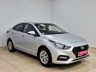2017 Hyundai Solaris II, серебристый, 1280000 рублей, вид 3