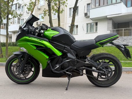 2014 Kawasaki ER-6F (Ninja 650R), зелёный, 425000 рублей, вид 5