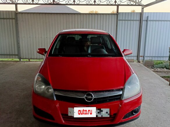 2007 Opel Astra H Рестайлинг, красный, 305000 рублей - вид 1
