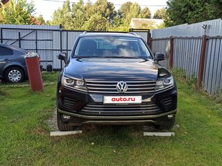 2016 Volkswagen Touareg II Рестайлинг, синий, 2550000 рублей, вид 2