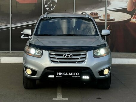 2011 Hyundai Santa Fe II Рестайлинг, серый, 1275000 рублей, вид 2