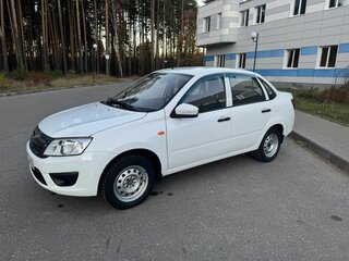 2015 Lada (ВАЗ) Granta I, белый, 377000 рублей, вид 1