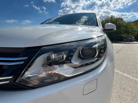 2012 Volkswagen Tiguan I Рестайлинг, белый - вид 9