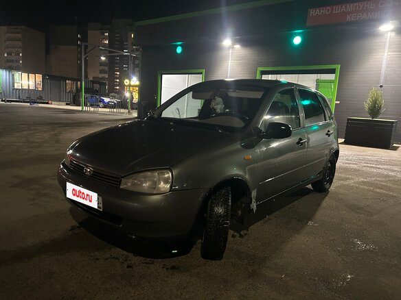 2007 Lada (ВАЗ) Kalina I, серый, 110000 рублей