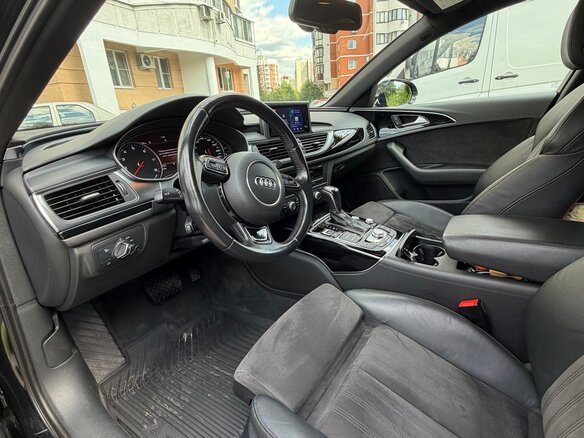 2015 Audi A6 IV (C7) Рестайлинг, чёрный, 2180000 рублей - вид 5
