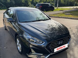 2017 Hyundai Sonata VII (LF) Рестайлинг, серый, 1550000 рублей, вид 1