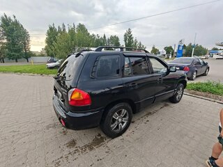 2004 Hyundai Santa Fe I, чёрный, 430000 рублей, вид 3