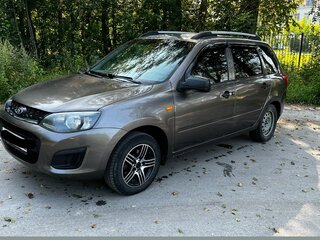 2014 Lada (ВАЗ) Kalina II, коричневый, 350000 рублей, вид 2