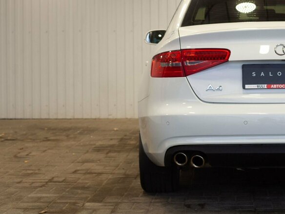 2013 Audi A4 IV (B8) Рестайлинг, белый, 1095000 рублей - вид 11