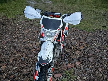 2022 Kayo Basic TT125, красный, 70000 рублей, вид 2