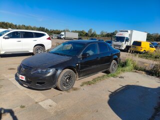 2003 Mazda 6 I (GG), чёрный, 300000 рублей, вид 2