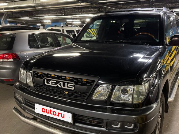 2003 Lexus LX 470 II Рестайлинг, чёрный - вид 6