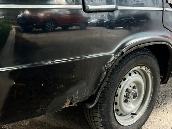 1975 Lada (ВАЗ) 2103, чёрный - вид 2