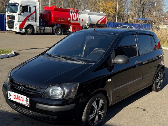 2004 Hyundai Getz I, чёрный, 310000 рублей