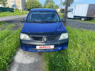 2007 Renault Logan I, синий, 100000 рублей, вид 1