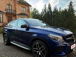 2018 Mercedes-Benz GLE Coupe 350 d I (C292), синий, 4200000 рублей, вид 4