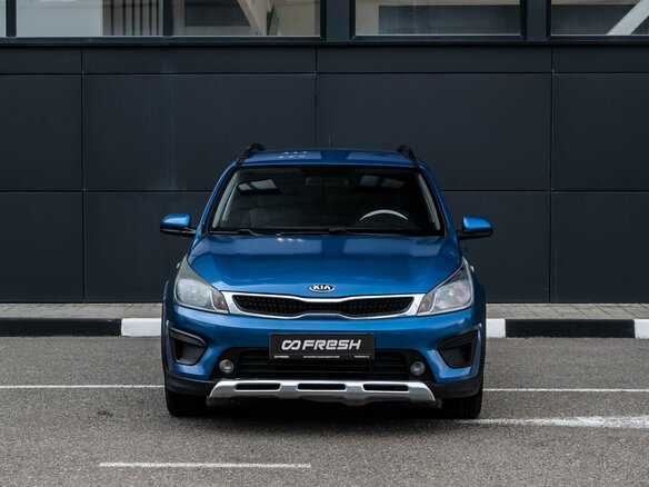 2018 Kia Rio X-Line IV, синий, 1174000 рублей - вид 2