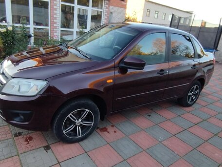 2016 Lada (ВАЗ) Granta I, пурпурный, 410000 рублей, вид 1