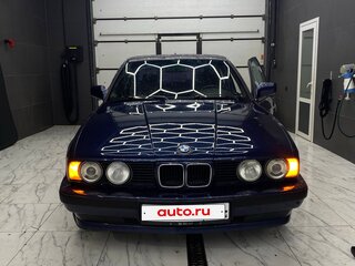 1990 BMW 5 серии 520i III (E34), синий, 350000 рублей, вид 1