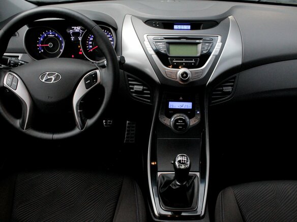 2013 Hyundai Elantra V (MD) Рестайлинг, чёрный - вид 6