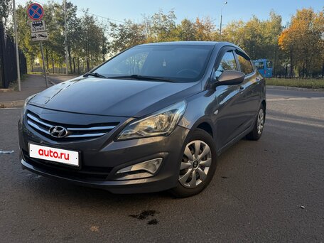 2015 Hyundai Solaris I Рестайлинг, серый, 670000 рублей, вид 1