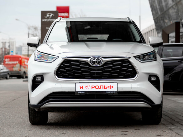 2026 Toyota Highlander IV (XU70), белый - вид 1