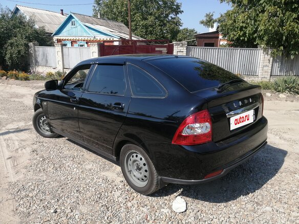 2013 Lada (ВАЗ) Priora I Рестайлинг, чёрный - вид 7