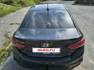 2019 Hyundai Solaris II, чёрный, 1550000 рублей, вид 4