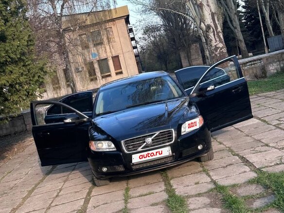 2007 Volvo S80 II, чёрный, 1000000 рублей - вид 1
