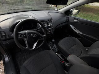 2014 Hyundai Solaris I Рестайлинг, серый, 730000 рублей, вид 4