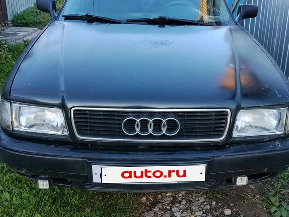 1992 Audi 80 V (B4), чёрный, 195000 рублей