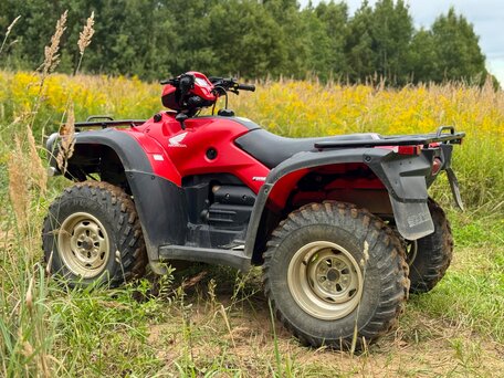 2008 Honda TRX 500 (Foreman), красный, 750000 рублей, вид 4