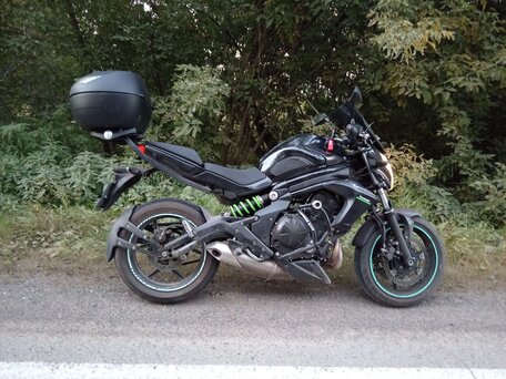 2012 Kawasaki ER-6N, чёрный, 450000 рублей, вид 2