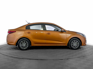 2019 Kia Rio IV, оранжевый, 1400000 рублей, вид 4