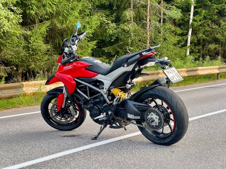 2013 Ducati Hyperstrada, красный, 750000 рублей, вид 4