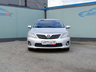 2012 Toyota Corolla X (E140, E150) Рестайлинг, серебристый, 876000 рублей, вид 2