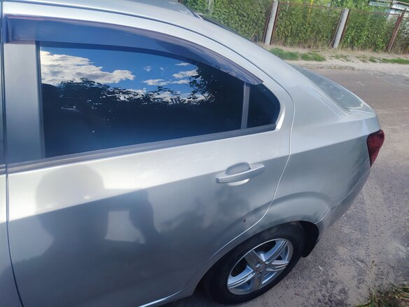 2012 Chevrolet Aveo II, серебристый, 570000 рублей - вид 6