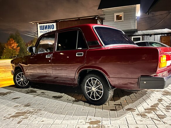 2006 Lada (ВАЗ) 2107, красный, 170000 рублей - вид 6