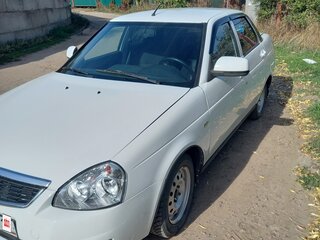 2014 Lada (ВАЗ) Priora I Рестайлинг, белый, 430000 рублей, вид 1