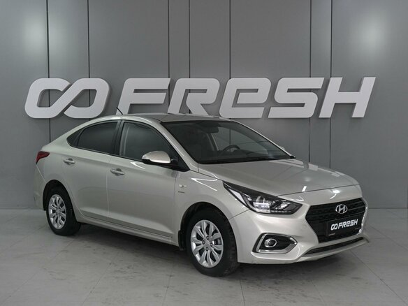 2019 Hyundai Solaris II, бежевый, 1299000 рублей