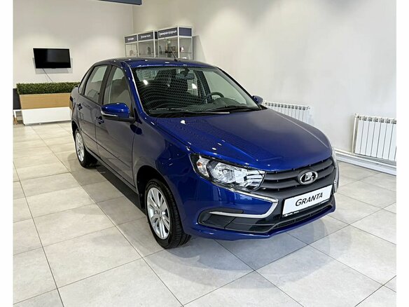 2026 Lada (ВАЗ) Granta I Рестайлинг, синий, 1083000 рублей - вид 2