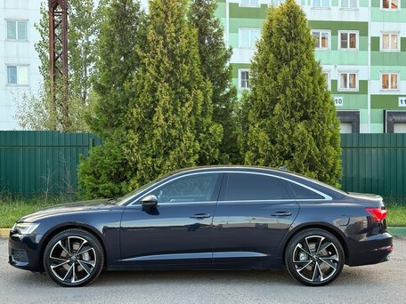 2021 Audi A6 45 TFSI V (C8), синий, 2850000 рублей, вид 4
