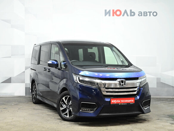 2018 Honda Stepwgn Spada V Рестайлинг, синий, 2400000 рублей - вид 3