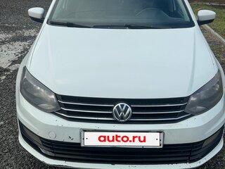 2017 Volkswagen Polo V Рестайлинг, белый, 700000 рублей, вид 2