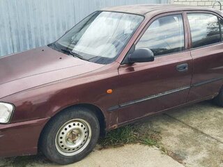 2007 Hyundai Accent ТагАЗ II, красный, 280000 рублей, вид 2
