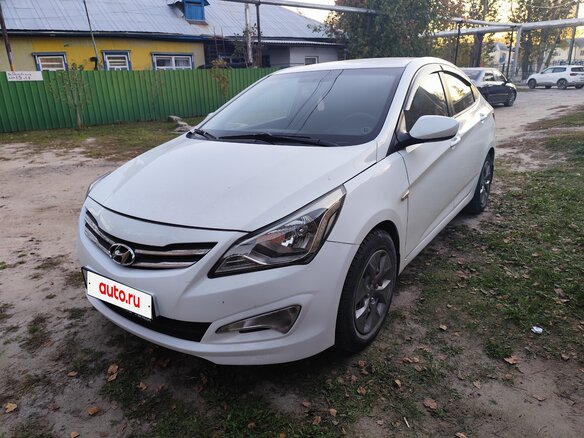 2014 Hyundai Solaris I Рестайлинг, белый
